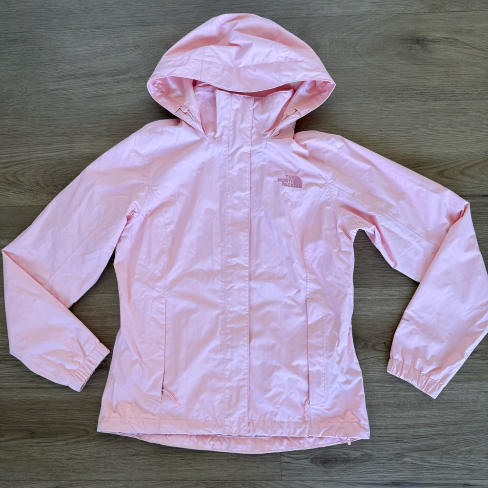 The North Face Light Pink Venture Windbreaker Lined Jacket Size Small